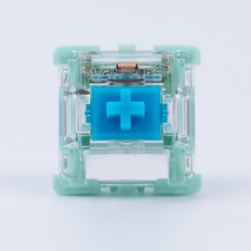 kutethy Gateron Jade 3.0 Double-Stage Spring Blue Switches,3-Pin 60gf Clicky/Pre Lubed for Mechanical Keyboard（Blue,108pcs） - Image 4